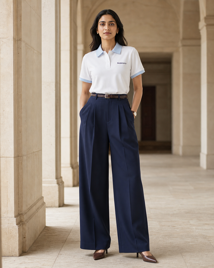 Redamancy Polo Tee T-Shirt — White