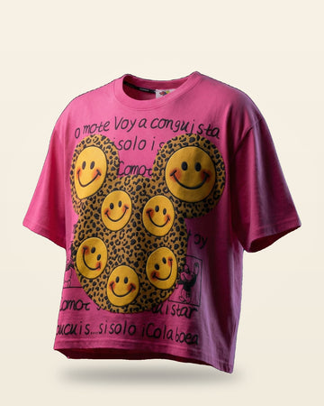 Aesthetic Smiley Print Tee