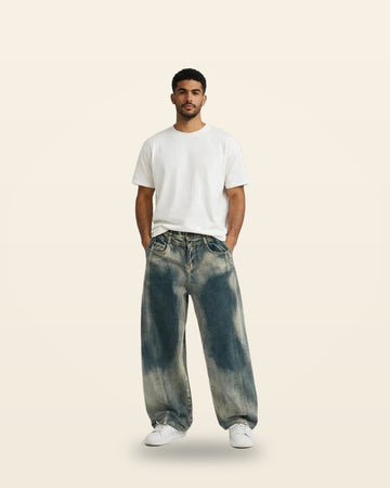 Blue Relaxed Joggers