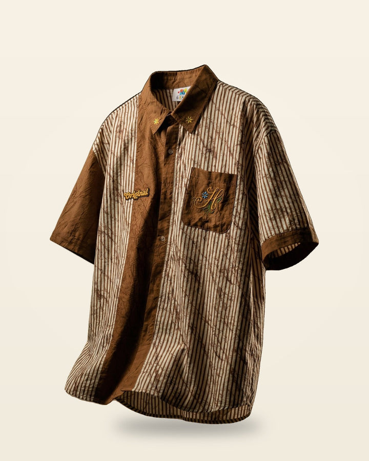 Dual Panel Patch Shirt Premium Relaxed