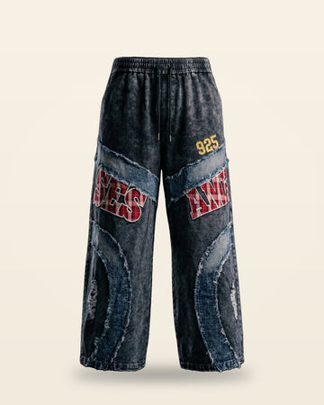 Grey Relaxed Fit Jeans Tapered Silhouette