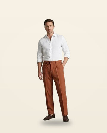Orange Cargo Trouser Everyday Essential