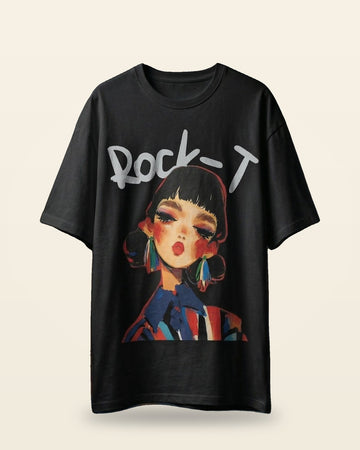 Rock Graphic Oversized Tee