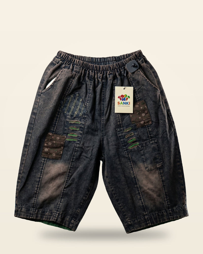 Roughwork Shorts — Black Cargo Fit