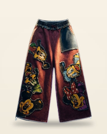 Star Glitter Maroon Lower