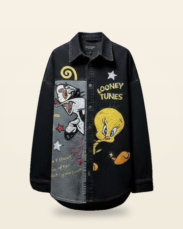 Urban Toon Panel Oversized Shirt