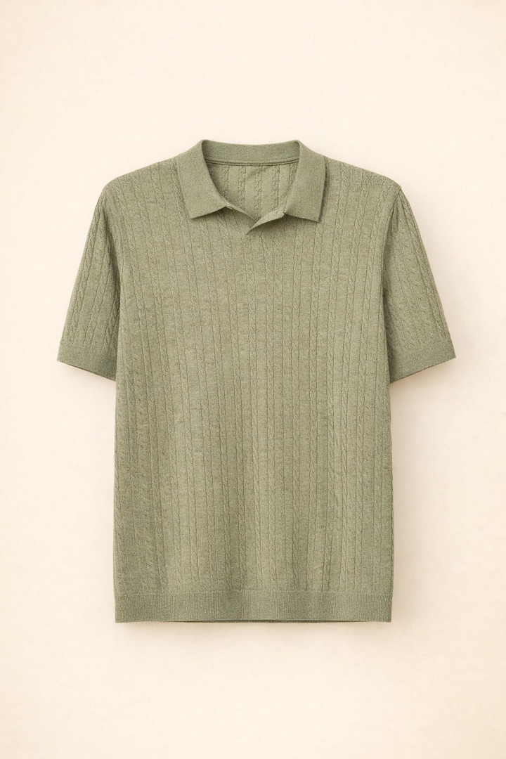 SANKI Green Regular Fit Casuals T-shirt for Men