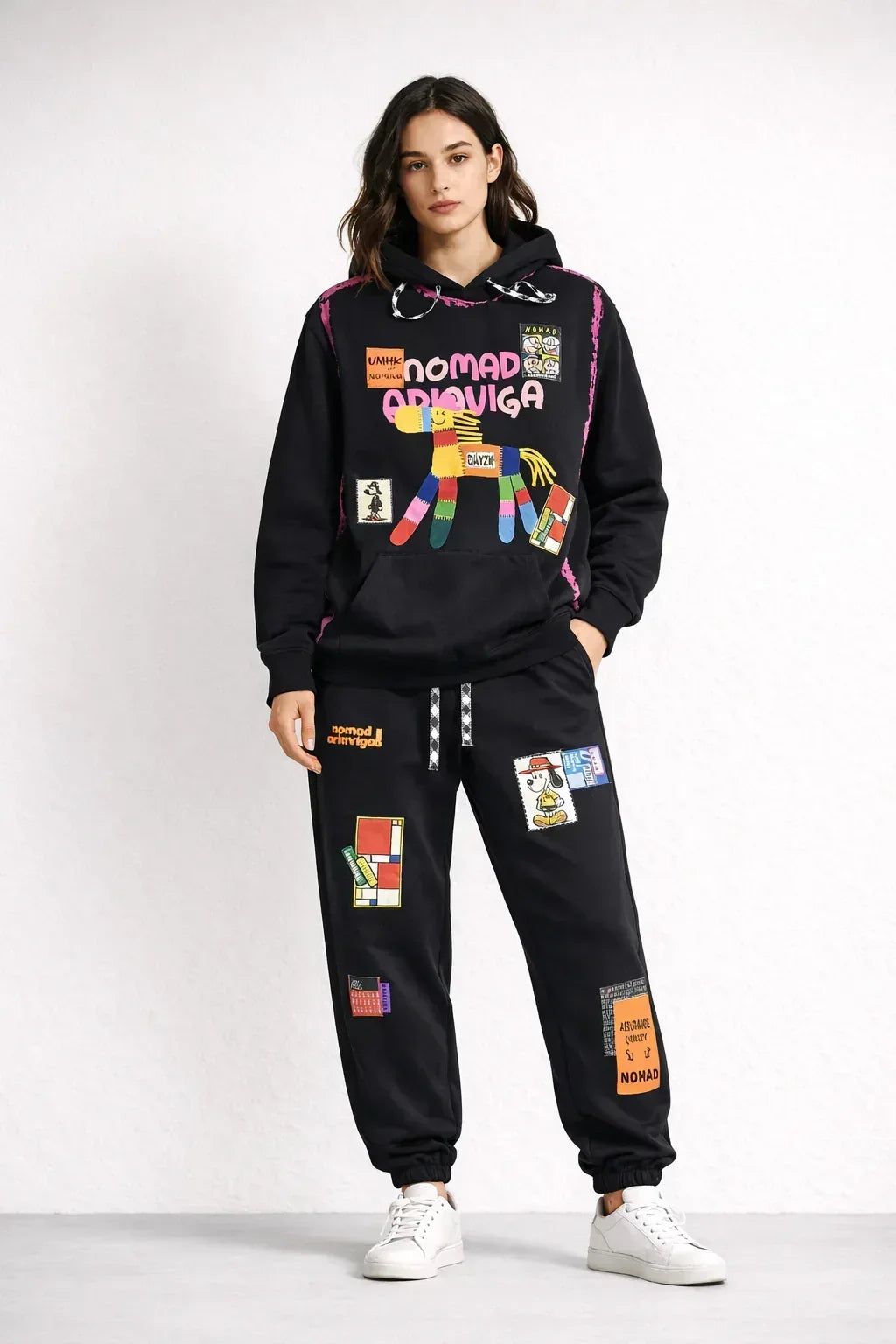 SANKI Nomad Art Drip Co-Ord Set - Sanki