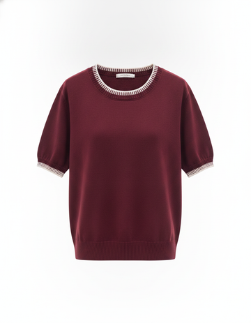 SANKI Maroon Casuals Top for Women