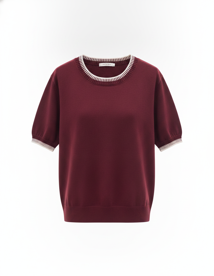 SANKI Maroon Casuals Top for Women