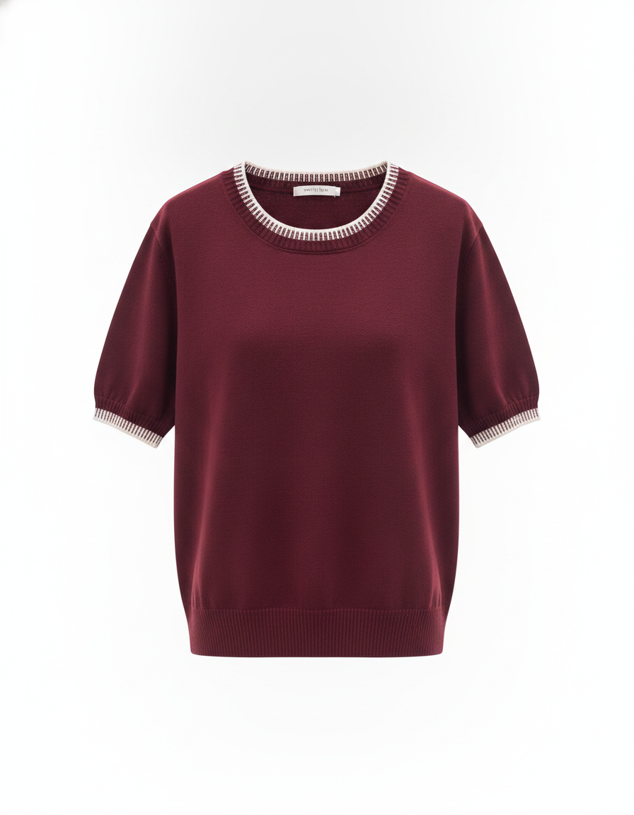 SANKI Maroon Casuals Top for Women