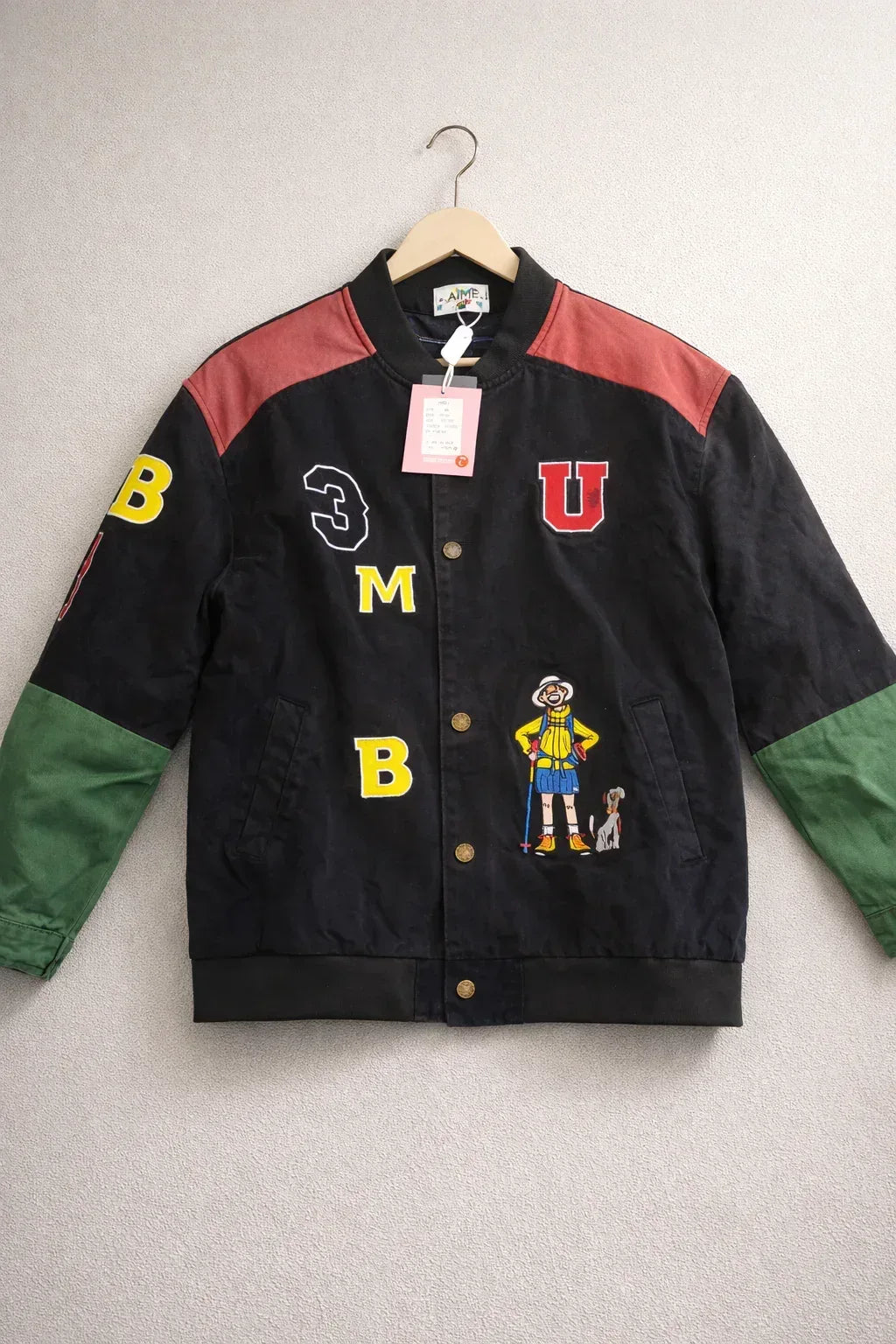 Cartoon Lether Jacket - Sanki