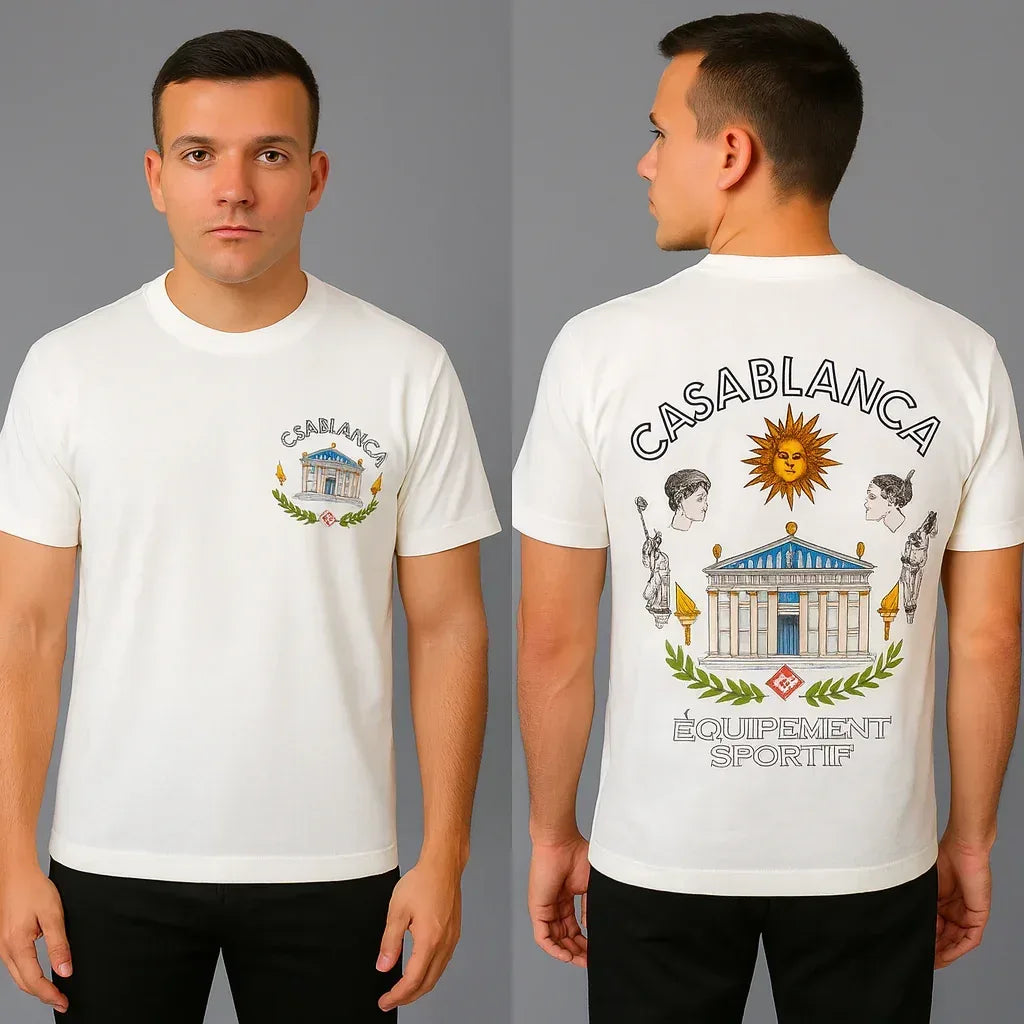 Casablanca Round Neck T-shirt - Sanki