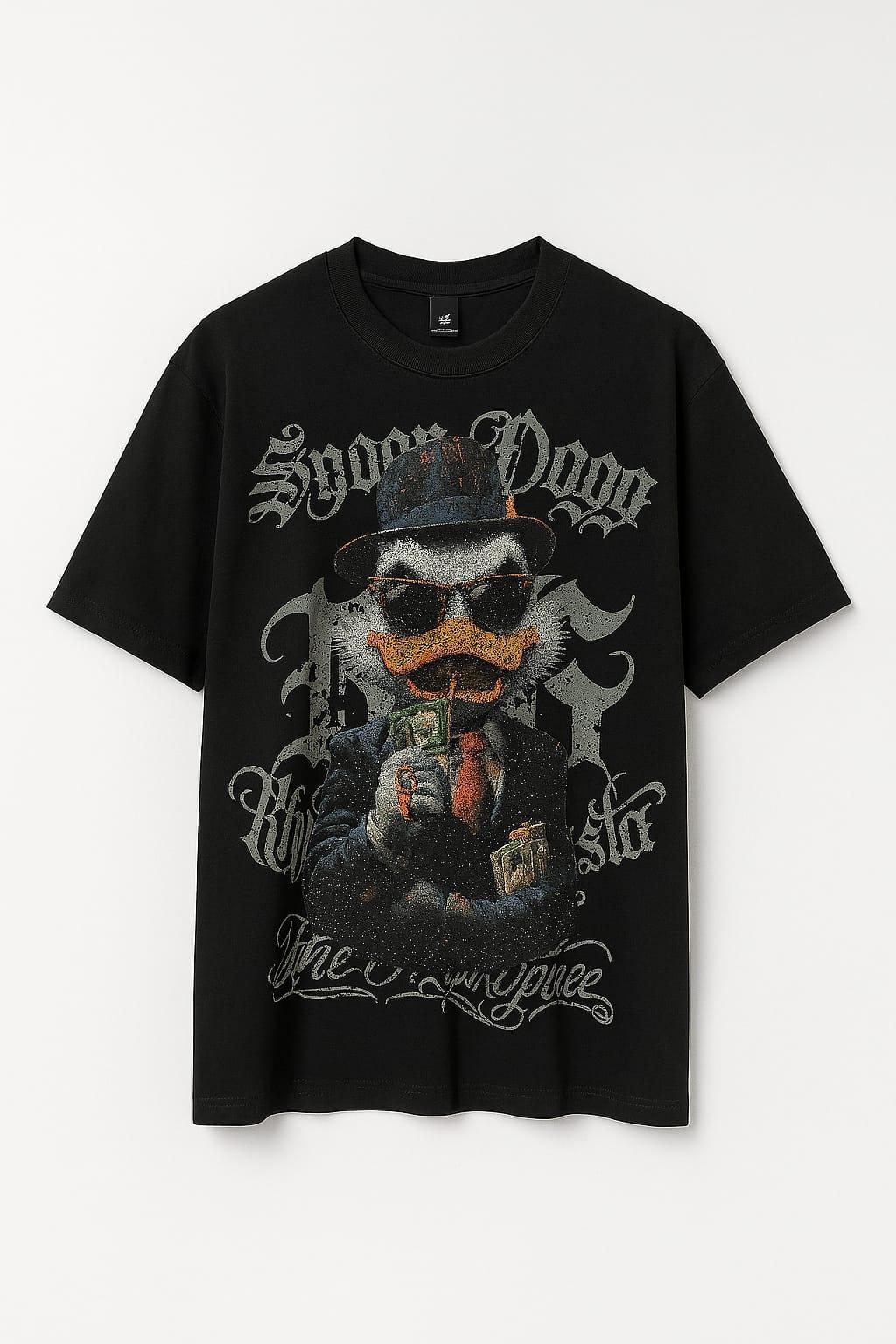 Cartoon Drop Shoulder T-Shirt - Sanki