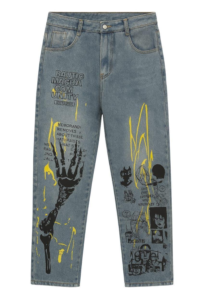 Funky Bottom Jeans - Sanki