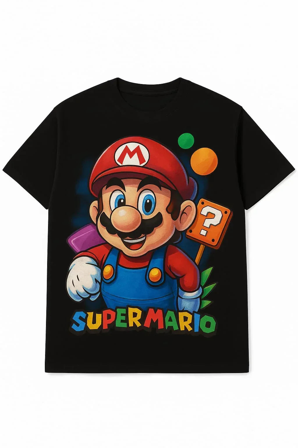 Cartoon Round Neck T-Shirt - Sanki
