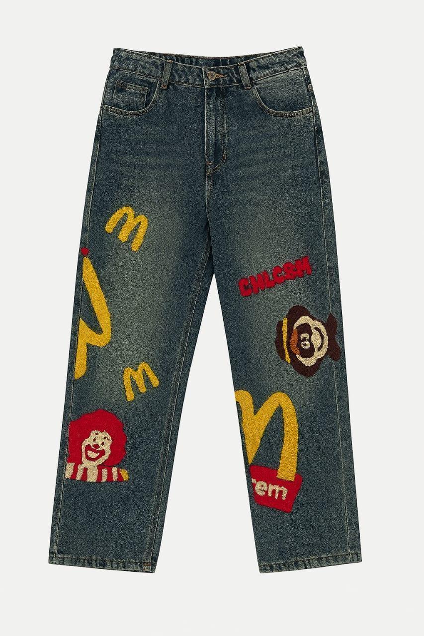 Funky MCD Bottom Jeans - Sanki
