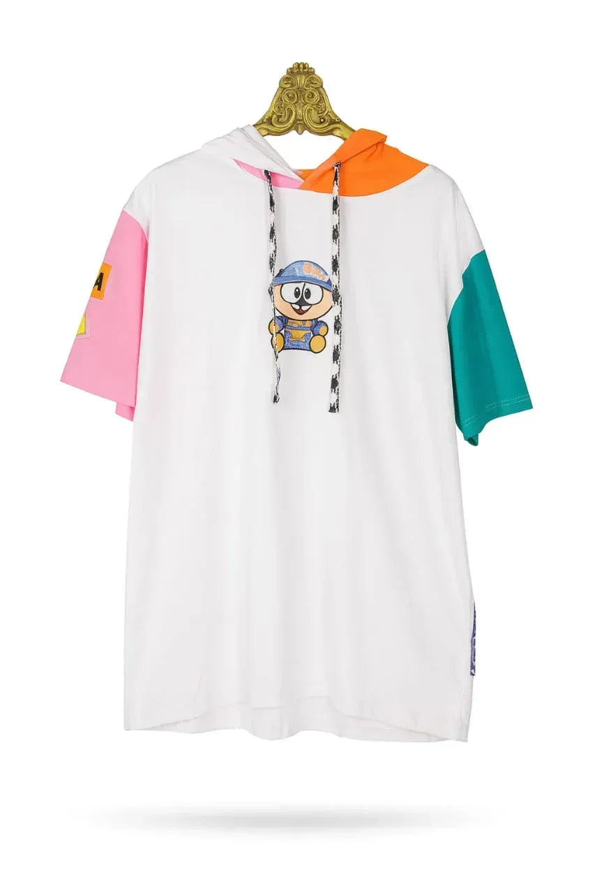 Cartoon Round Neck T-shirt - Sanki