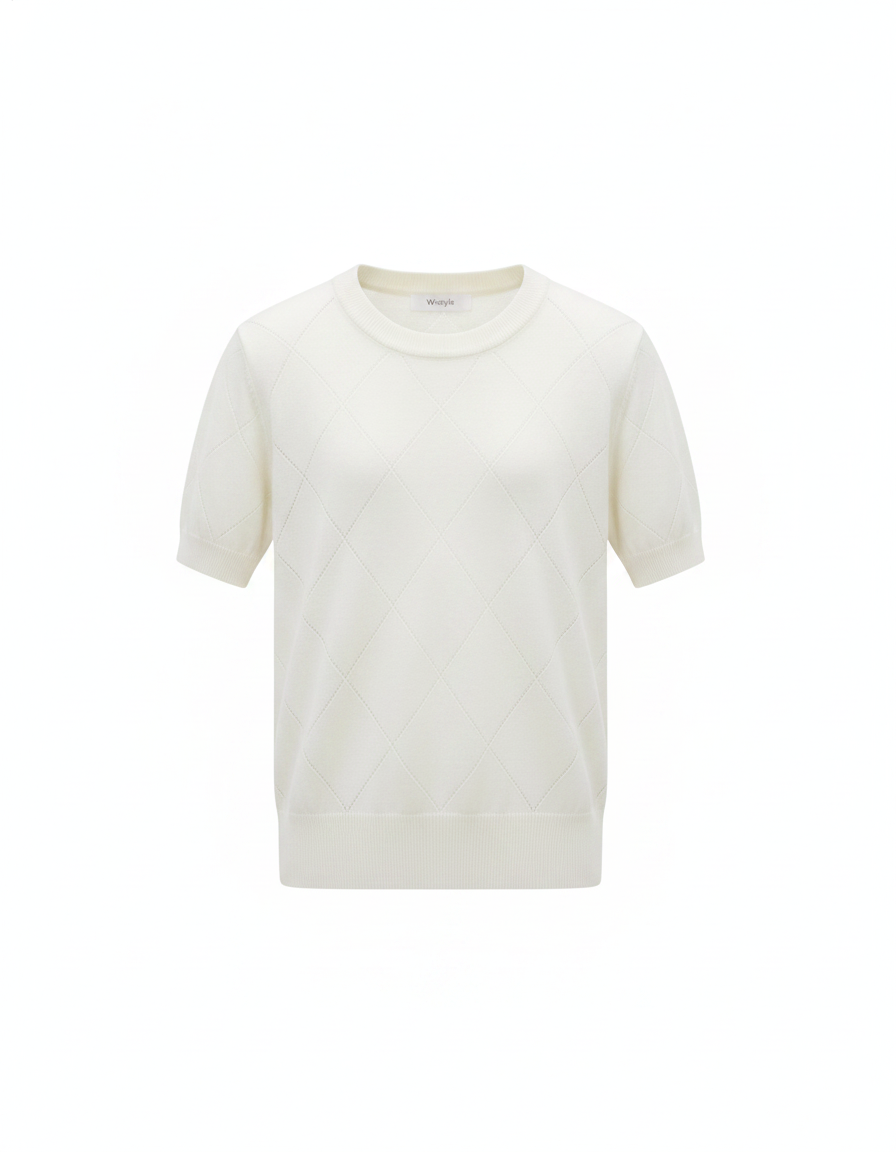 White Casuals Top by SANKI women's streetwear