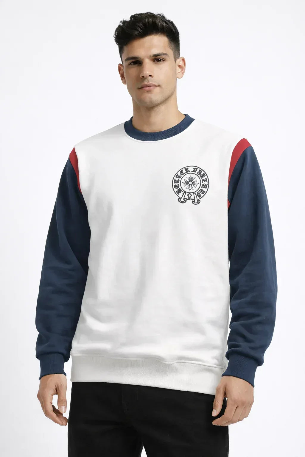 Casual Full Sleeve Glowing Sweatshirt - Sanki
