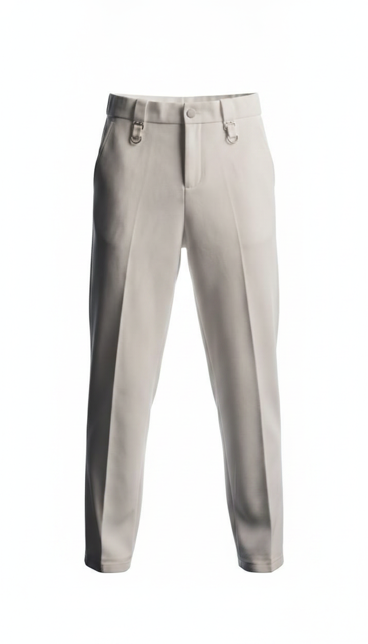 Clean Slate Trousers Straight Fit — White