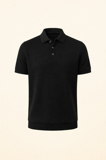 SANKI Black Relaxed Fit Casuals T-shirt for Men