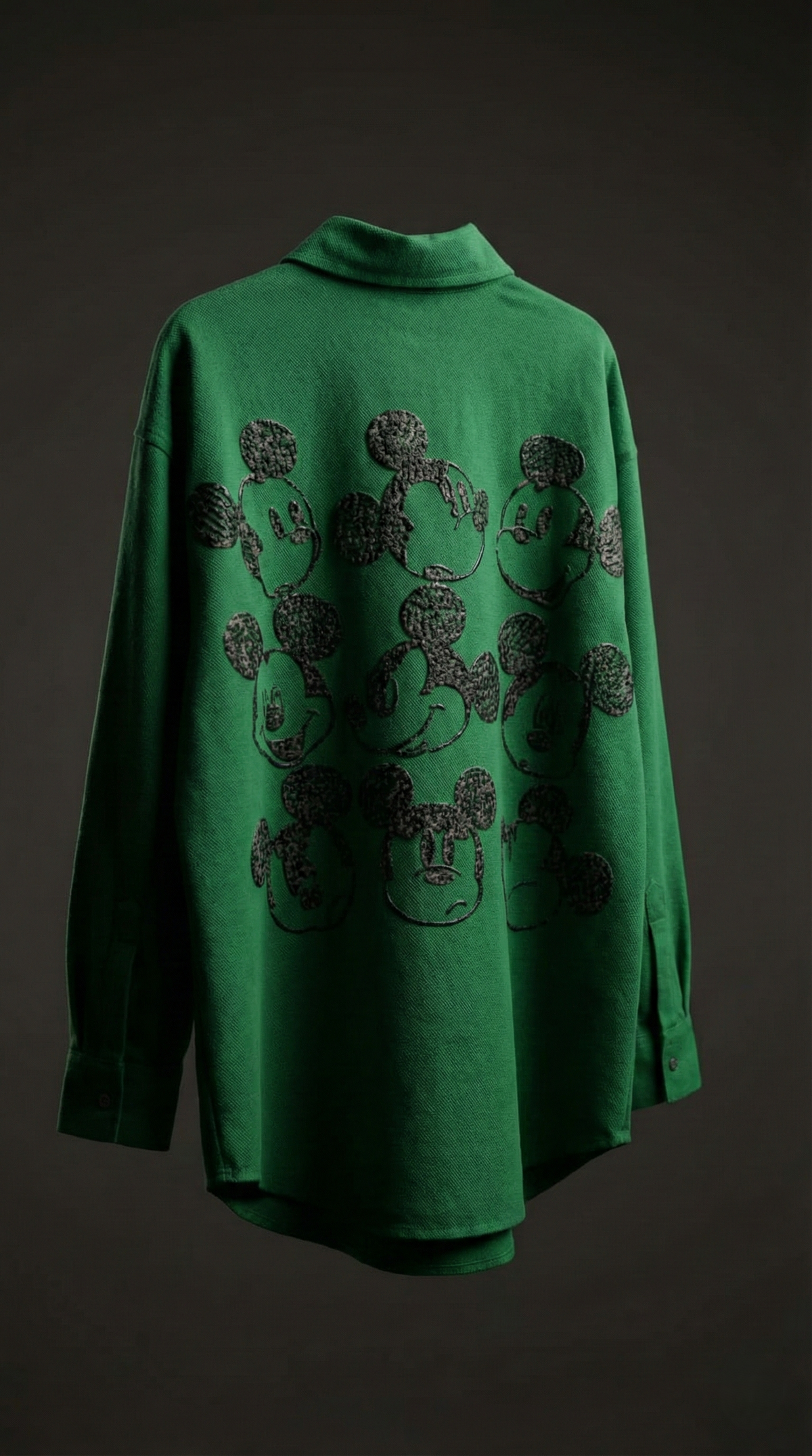 Retro Character Print Oversized Shirt — Premium Streetwear Fit — view 8