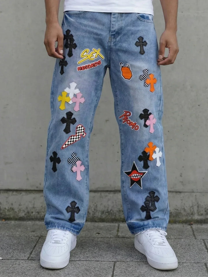 Chrome Heart Bottom Jeans