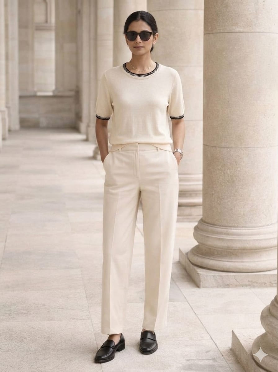 SANKI White Casuals Top for Women