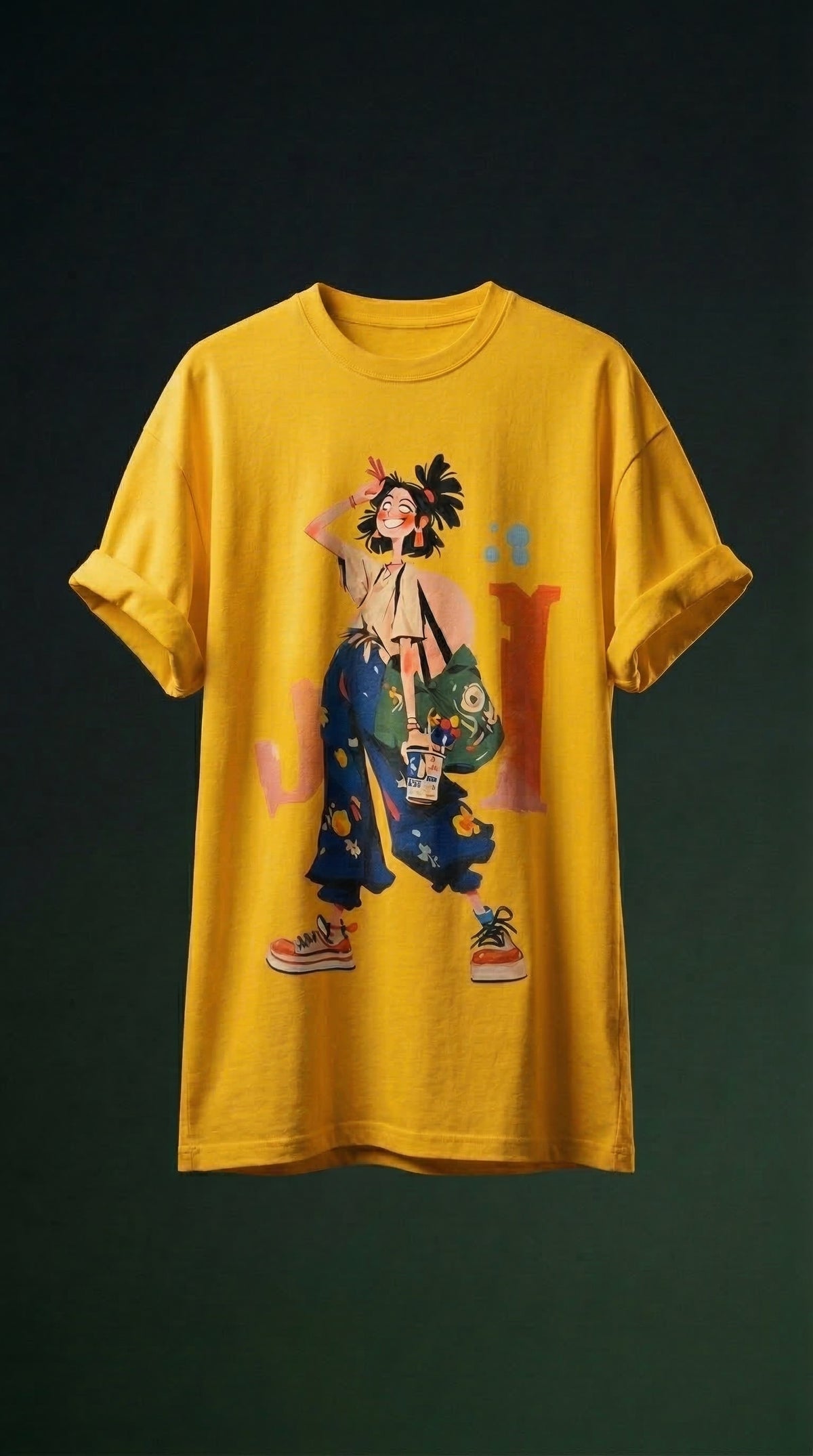 Explorer Oversized Tee — Premium Combed Cotton Streetwear — view 2