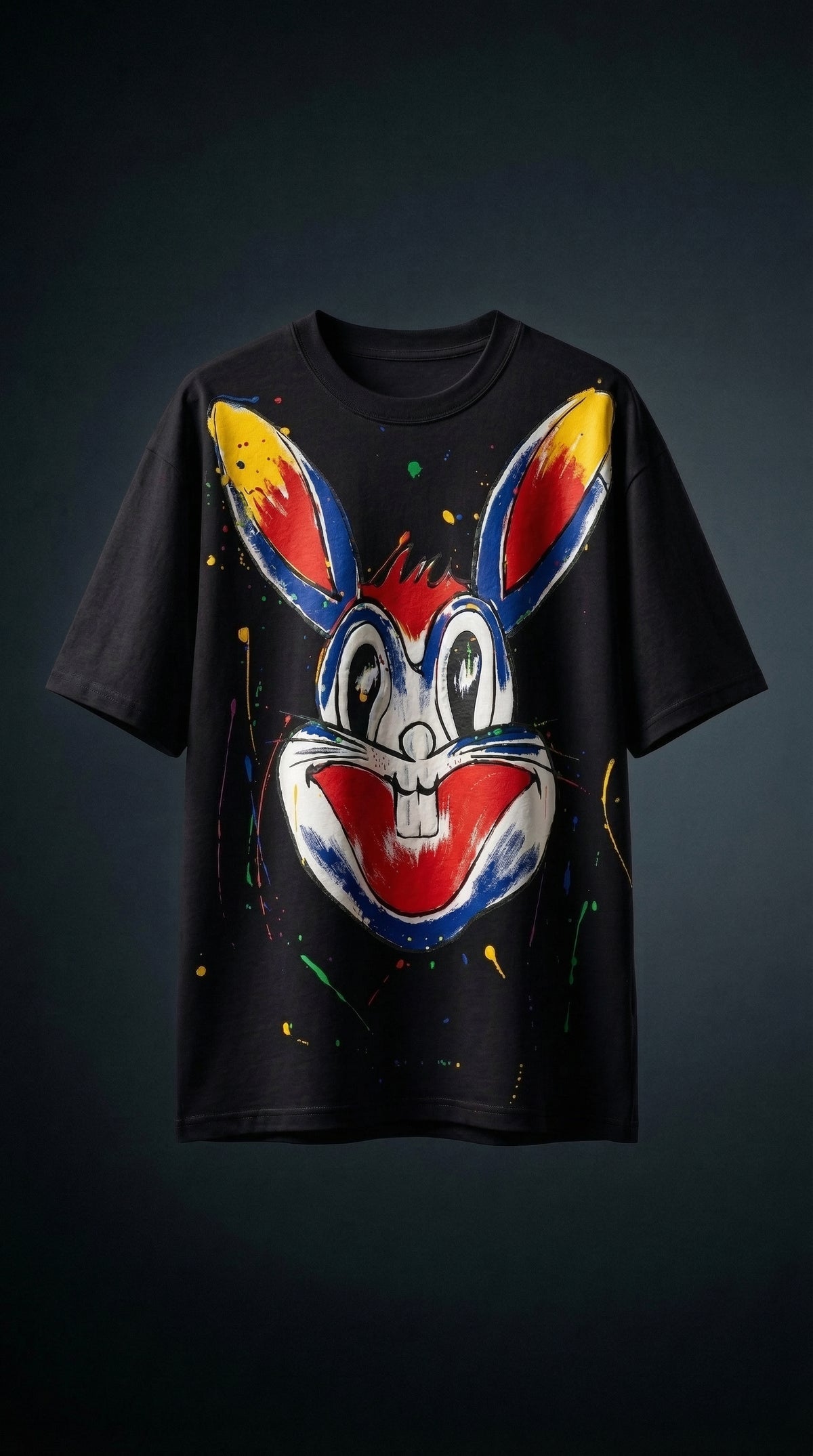 Hyper Rabbit Oversized Tee — Premium Cotton Fit — view 4