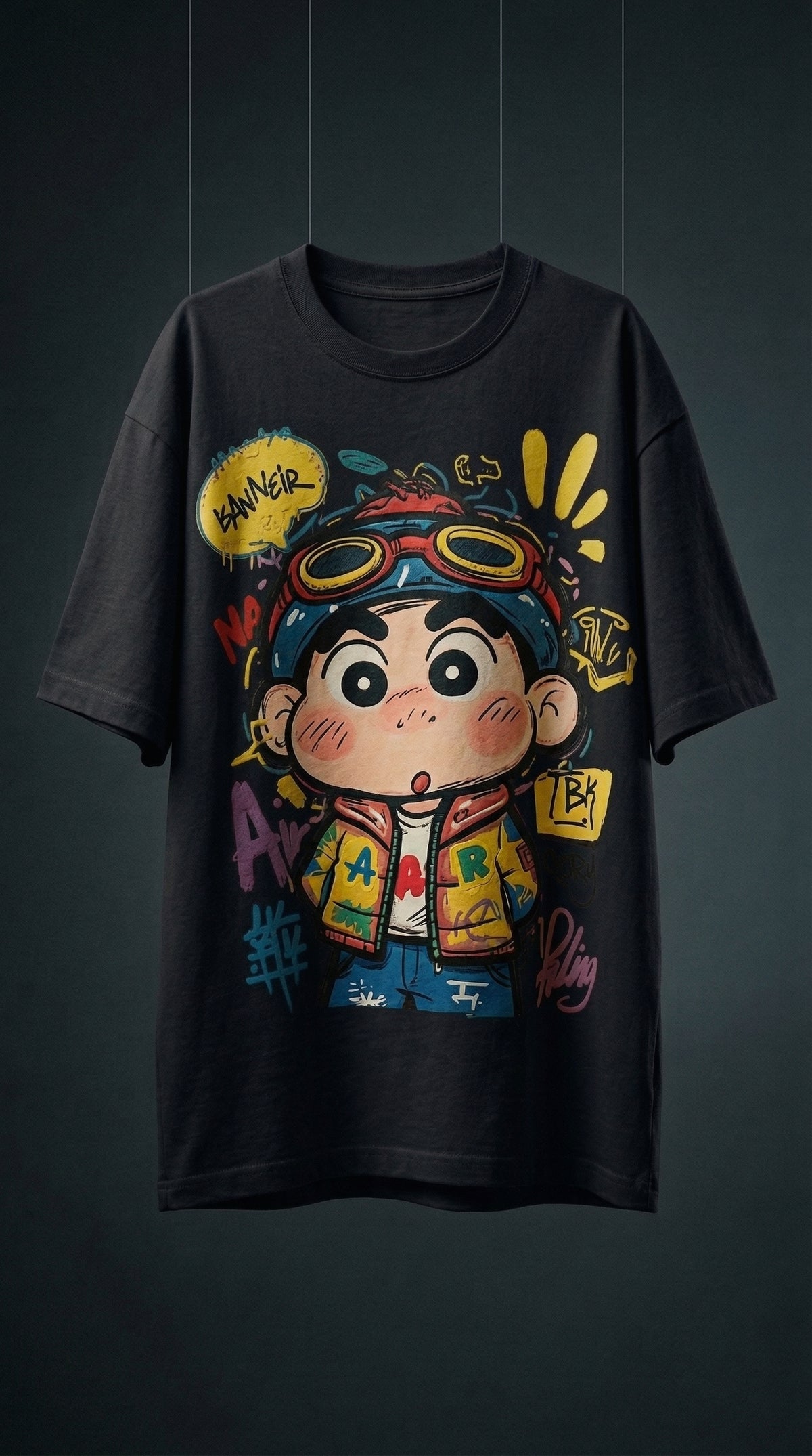 Cool Kid Energy Oversized Tee — Bio-Washed Premium Cotton — view 11