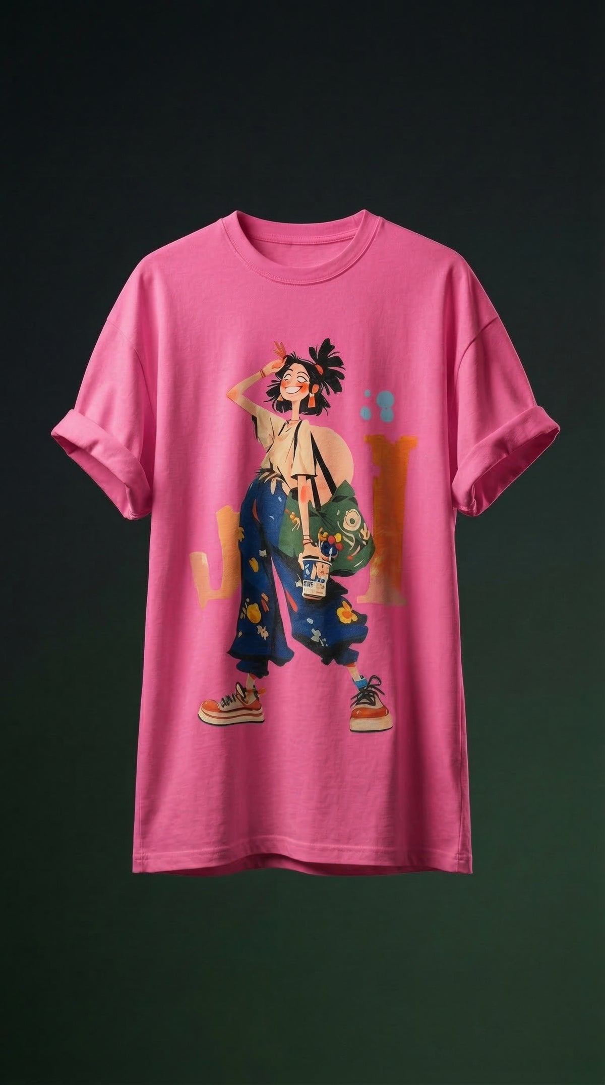 Explorer Oversized Tee — Premium Combed Cotton Streetwear — view 4