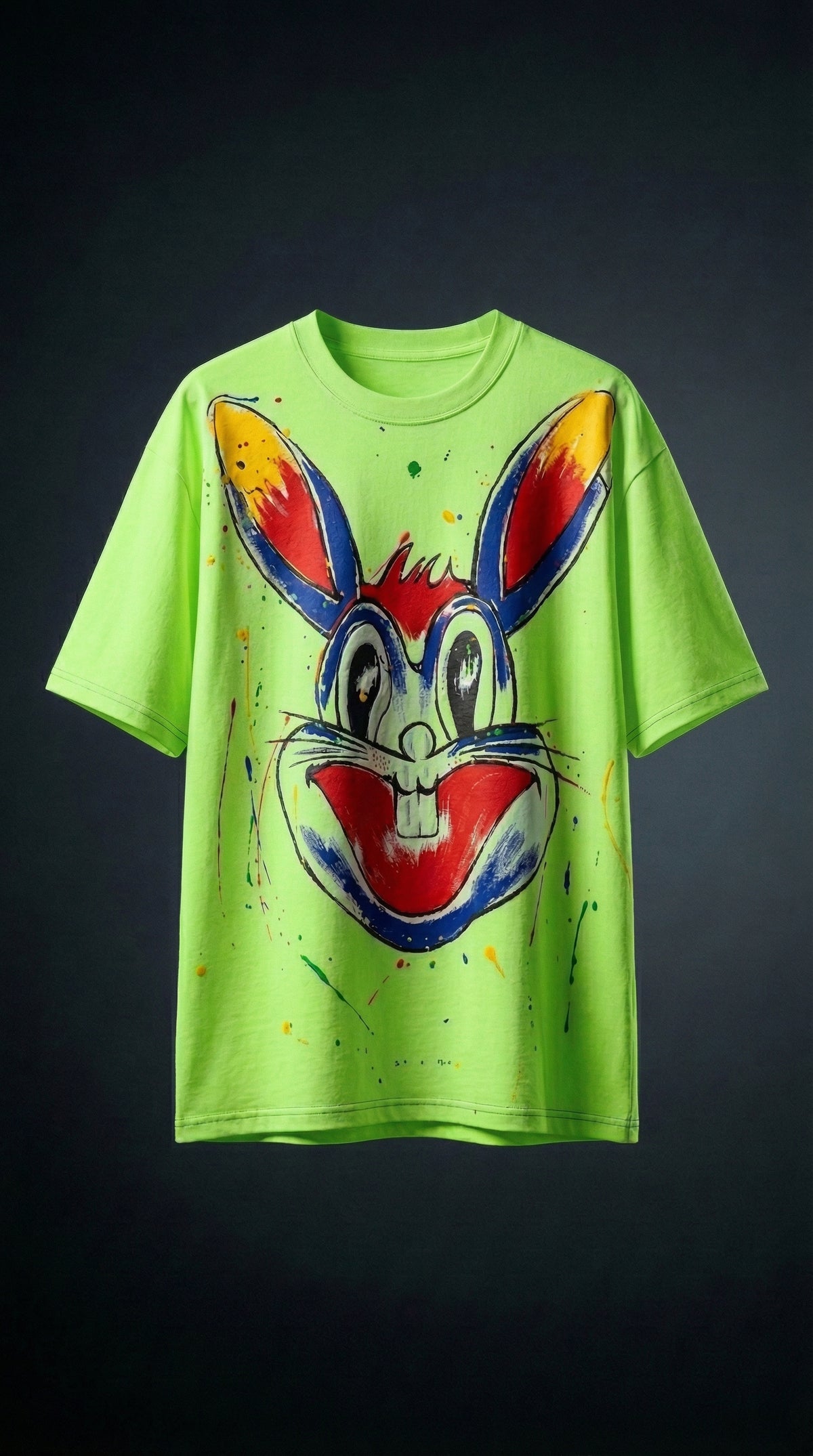 Hyper Rabbit Oversized Tee — Premium Cotton Fit — view 13