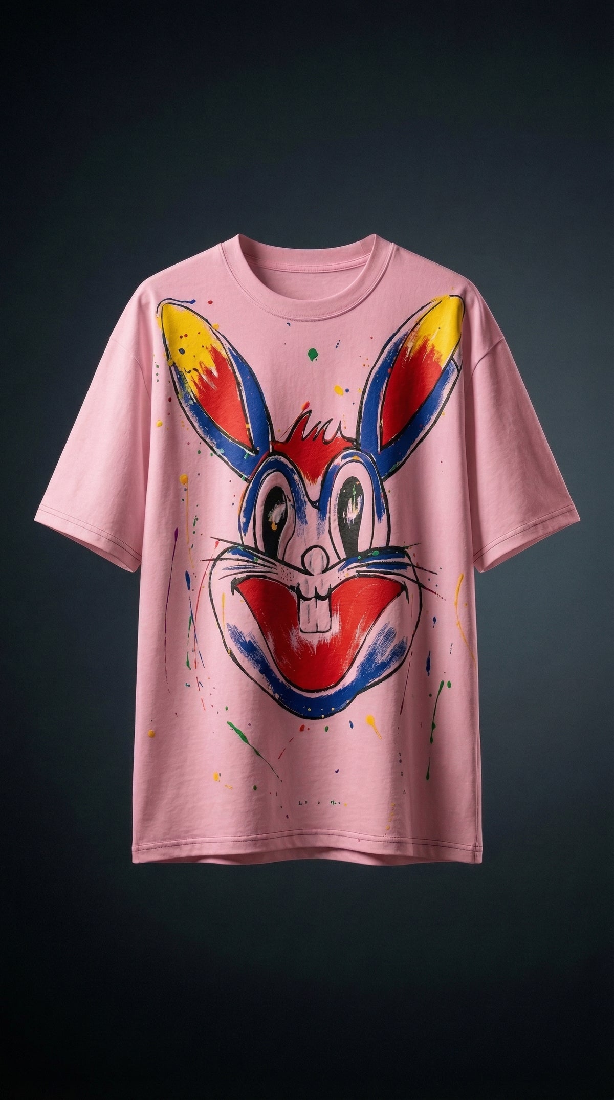 Hyper Rabbit Oversized Tee — Premium Cotton Fit — view 2