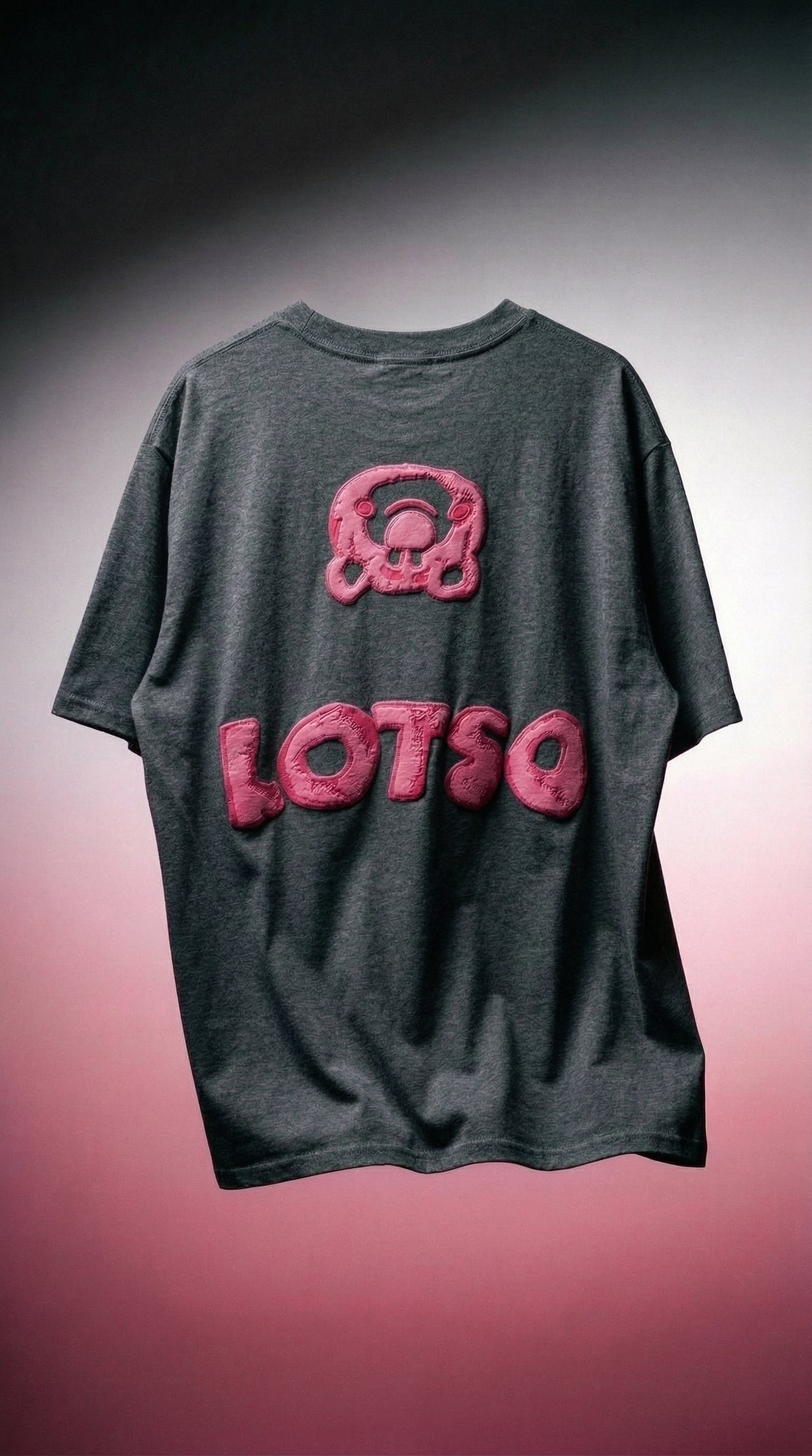 Pink Hype Teddy Oversized Tee — Soft Cotton Fit — view 16