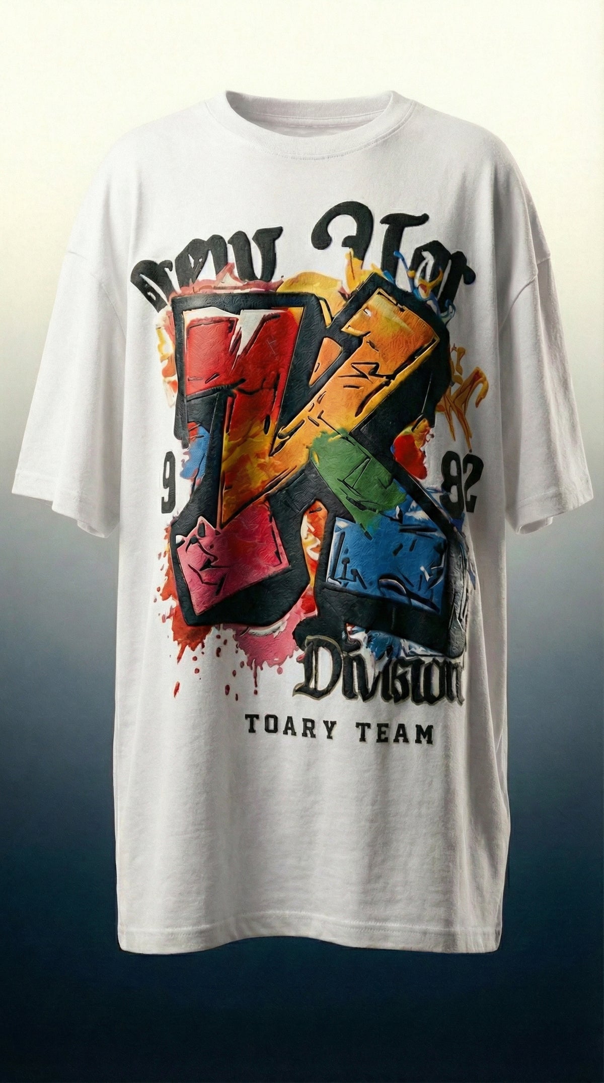Pop Art Drip Oversized Tee — Premium Street Fit — view 2