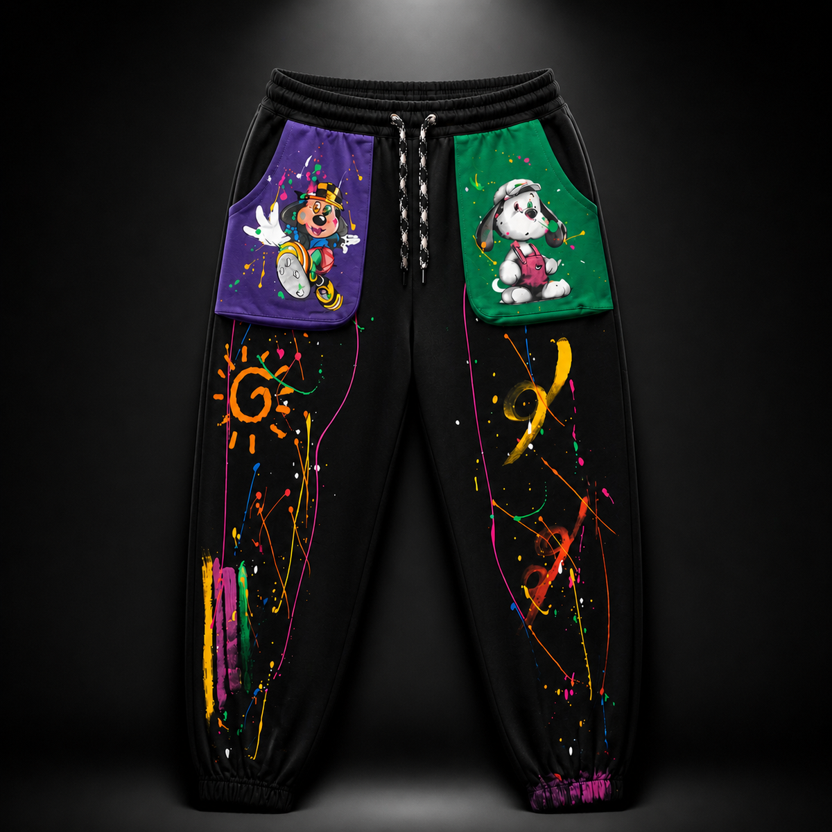 Funky Tapered Lower — Elasticated Waist, Soft Fabric — view 8