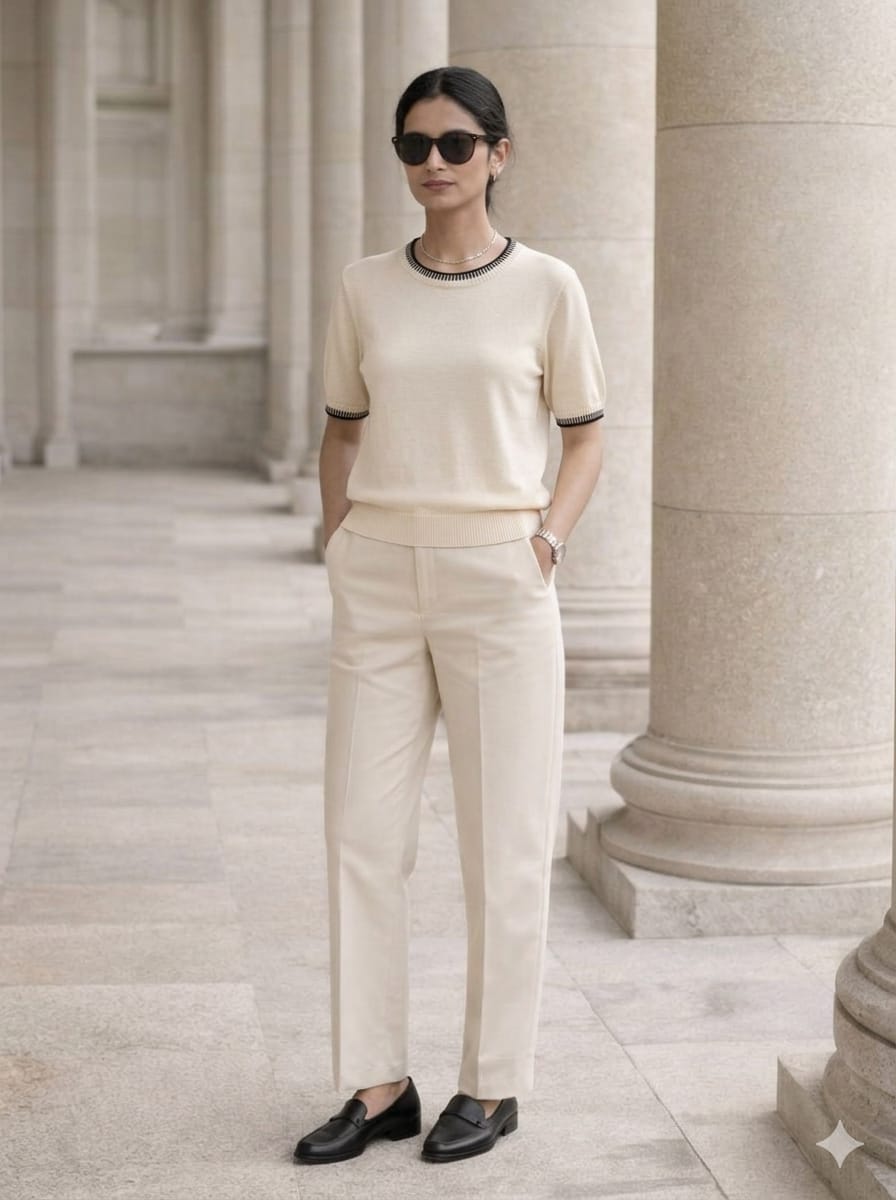 SANKI White Casuals Top for Women