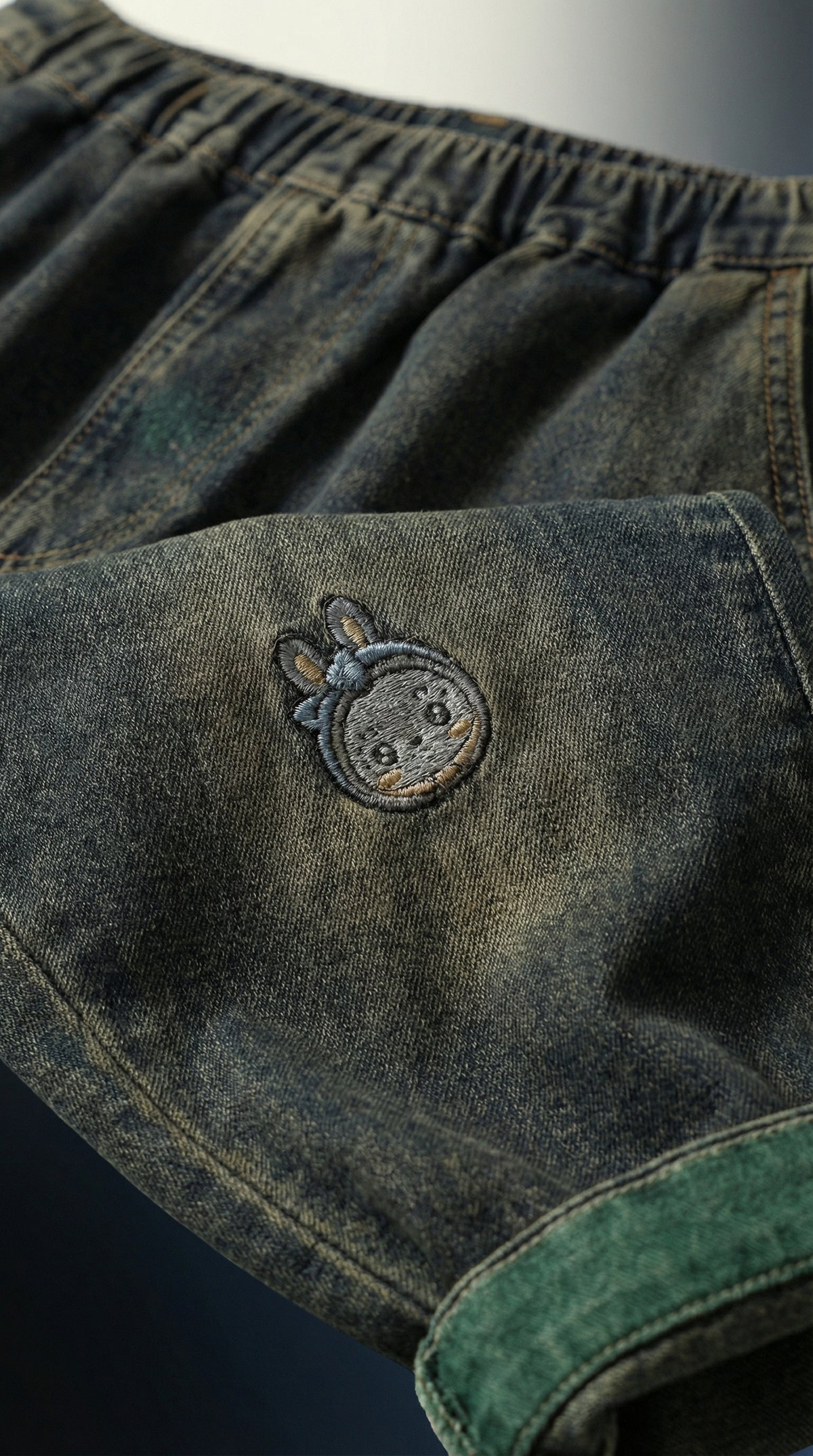 Denim Art Edition Jeans — Premium Blue Selvedge Fit — view 2