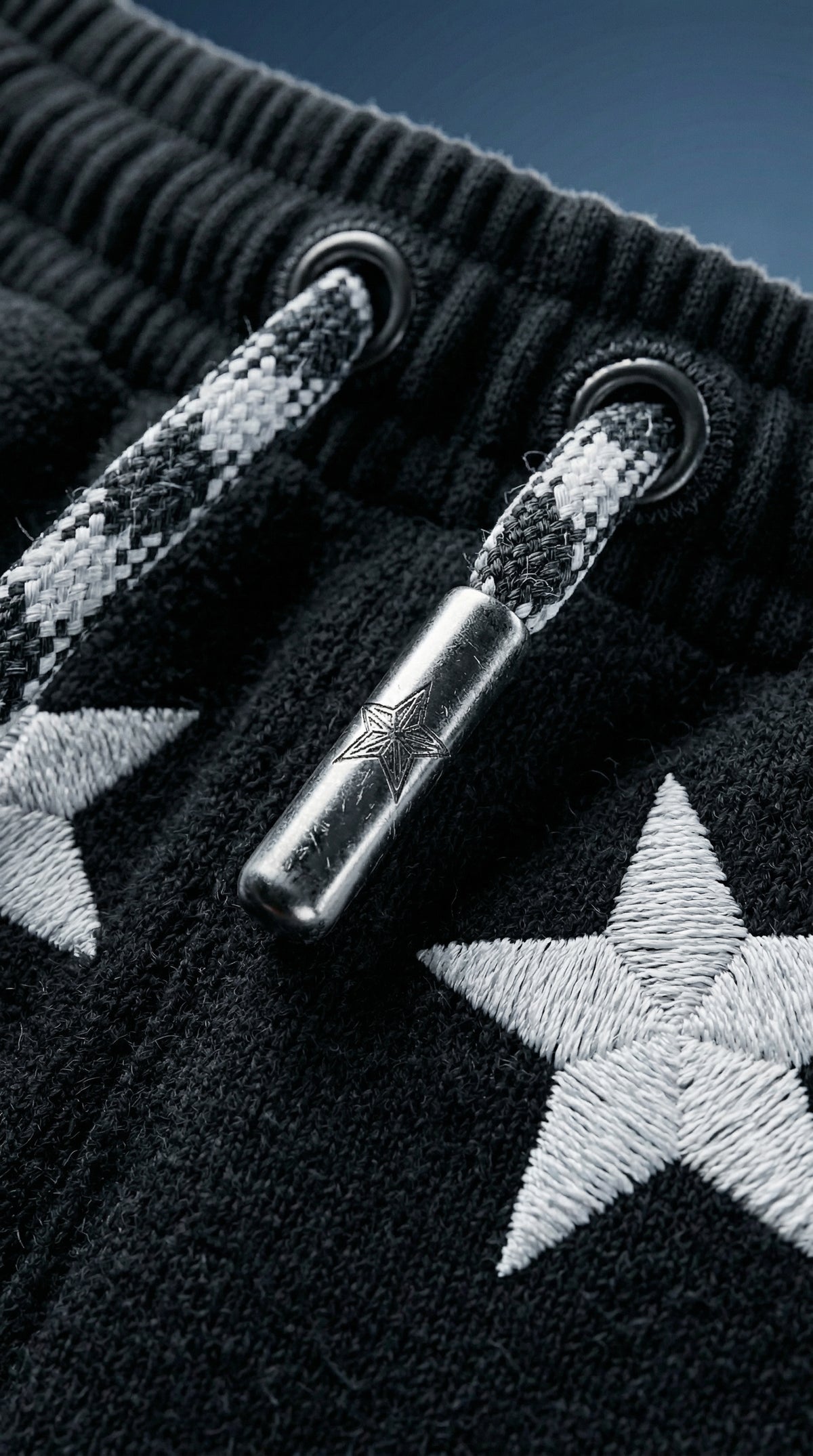 Star Print Tapered Joggers — Elasticated Drawstring Fit — view 5