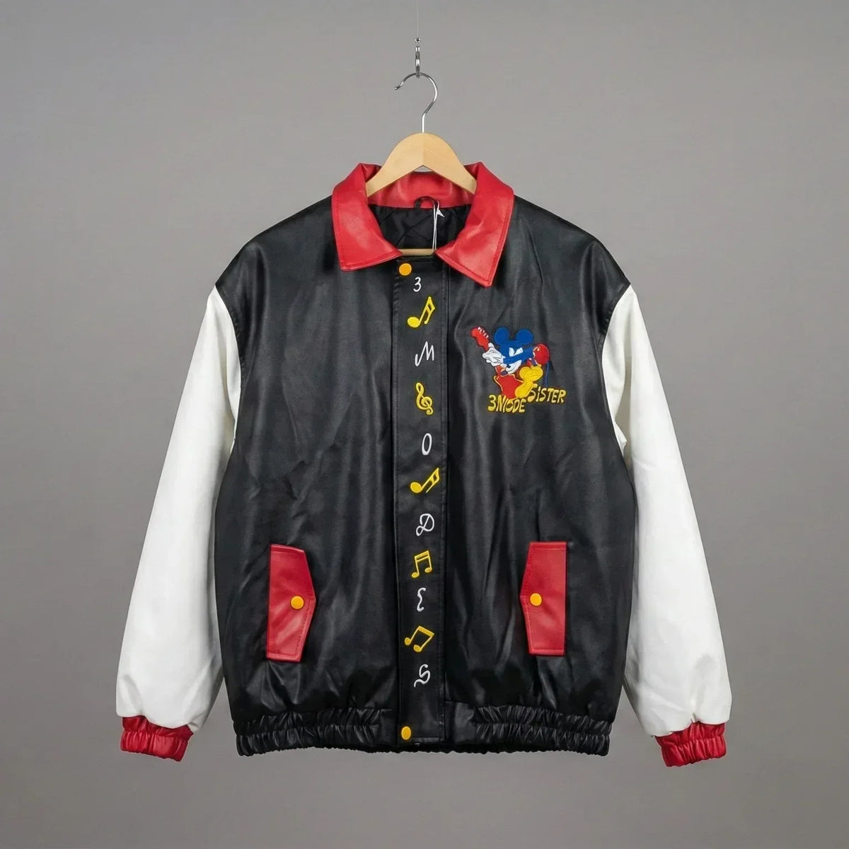 Cartoon Lether Jacket - Sanki