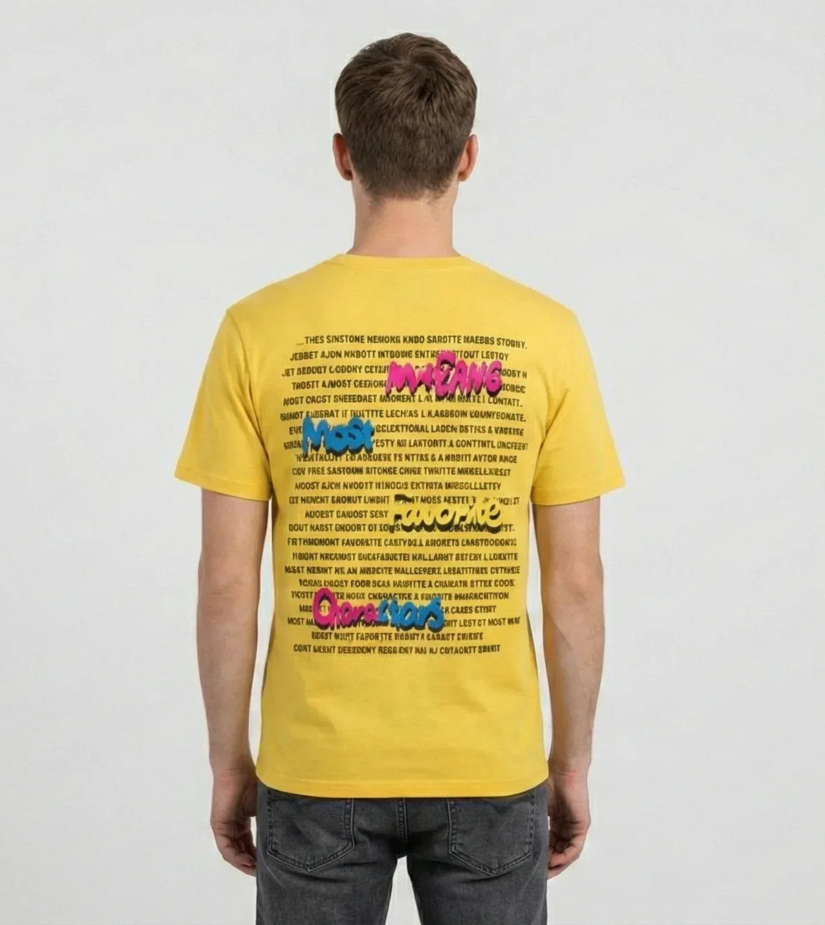 Cartoon Round Neck T-shirt - Sanki
