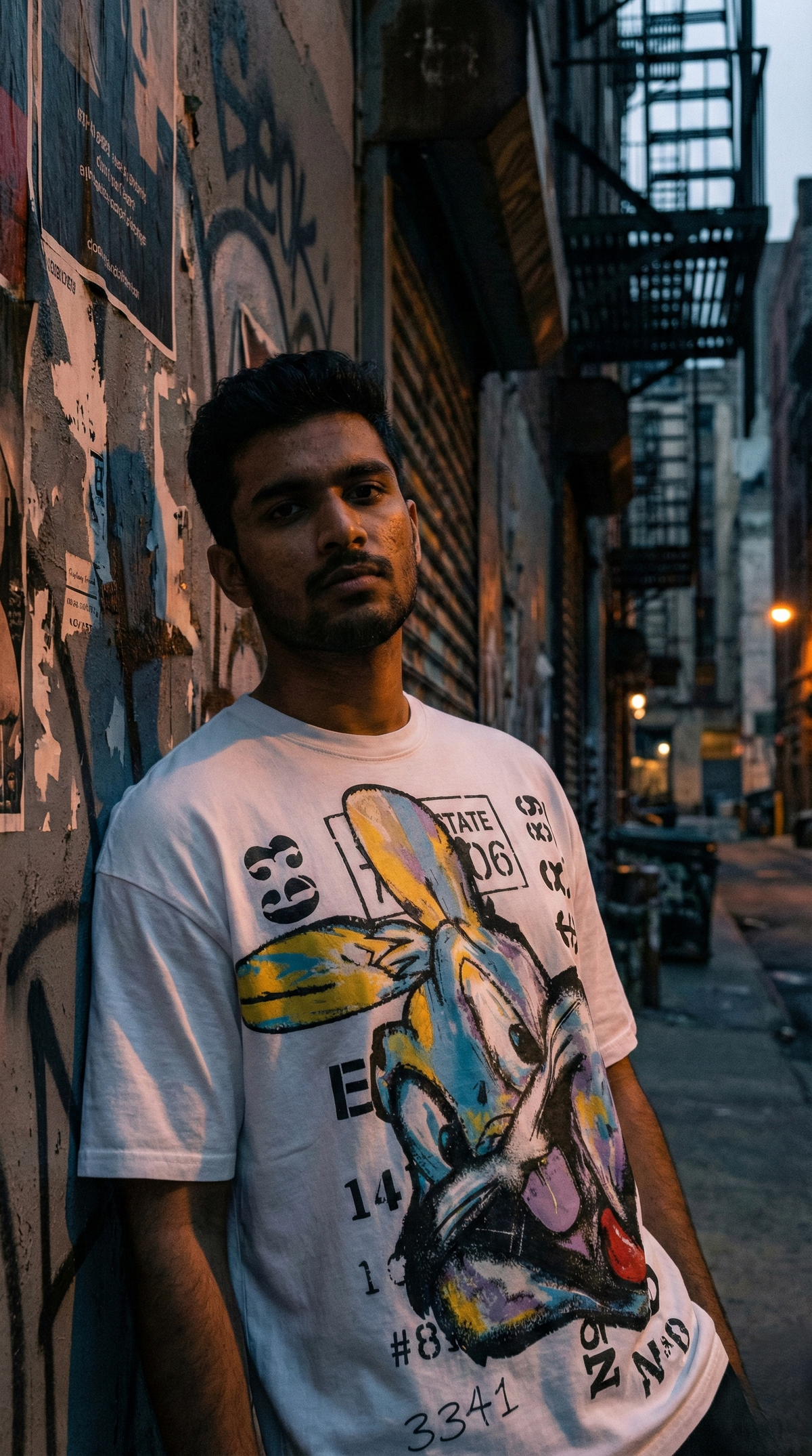 Attitude Edition Oversized Tee — Premium Cotton Fit — view 7