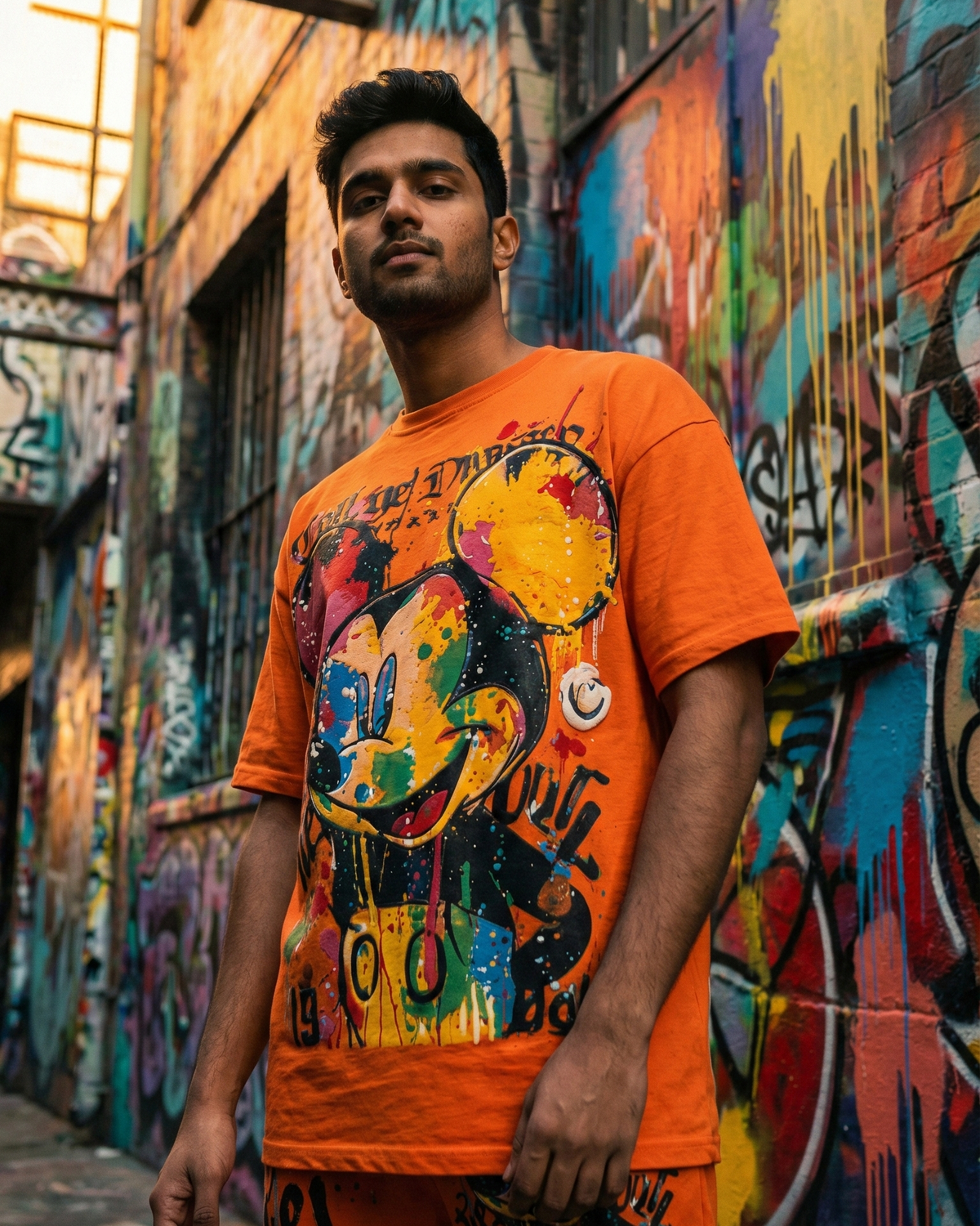 Pop Art Drip Oversized Tee — Premium Street Fit — view 10