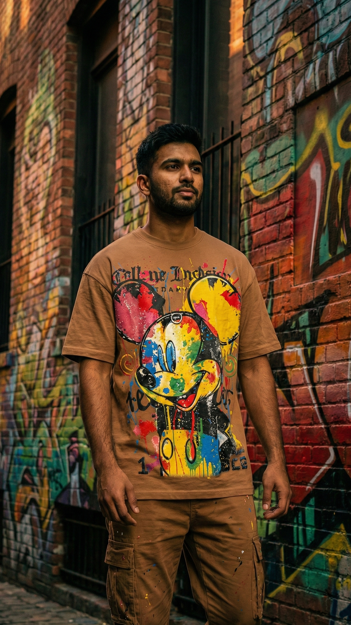 Pop Art Drip Oversized Tee — Premium Street Fit — view 13