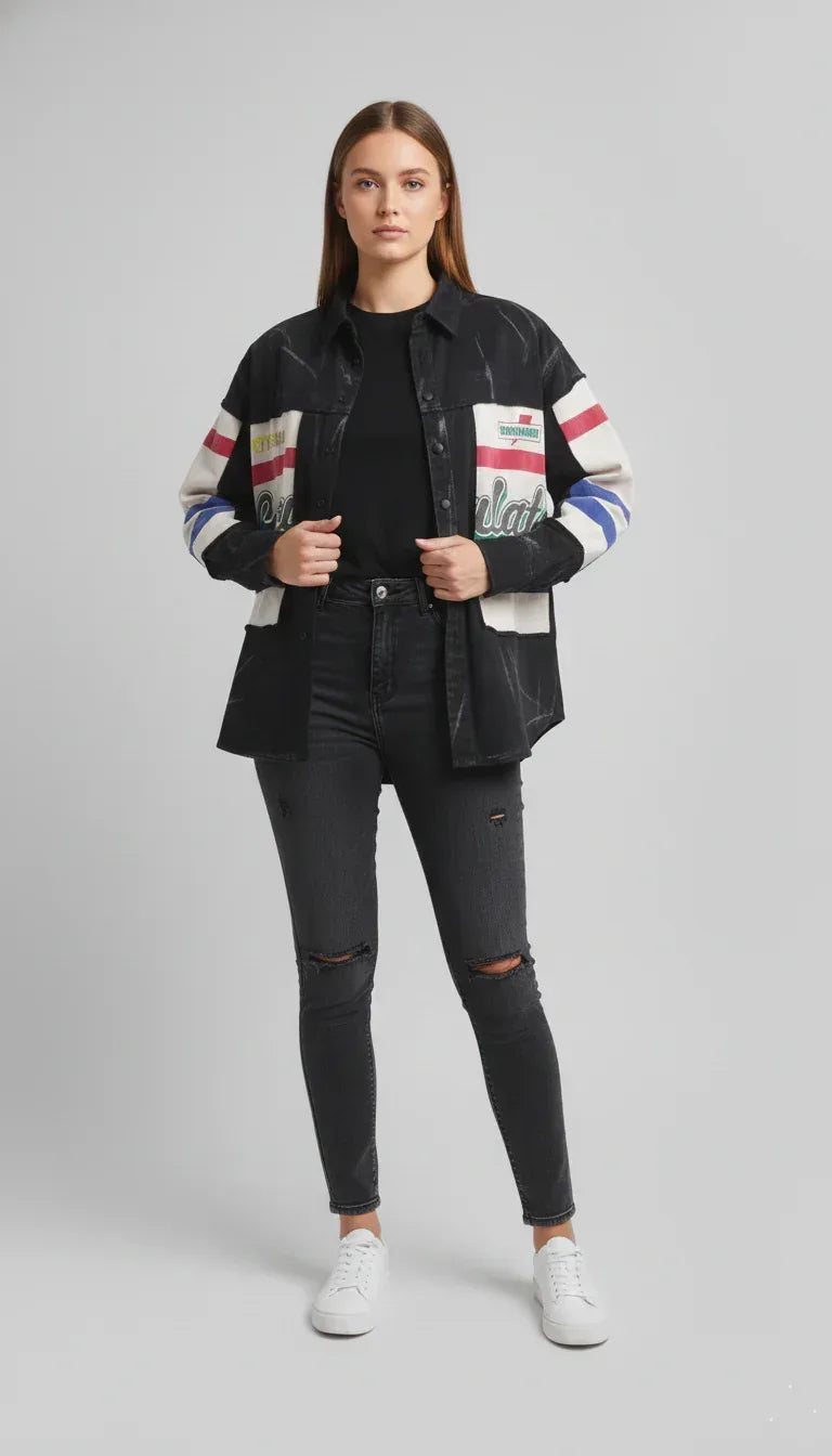 Casual Full Sleeve Shacket - Sanki