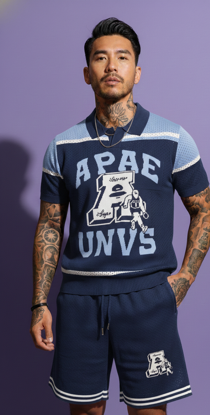 Varsity Co-ord Set — Contrast Piping Fit — view 8