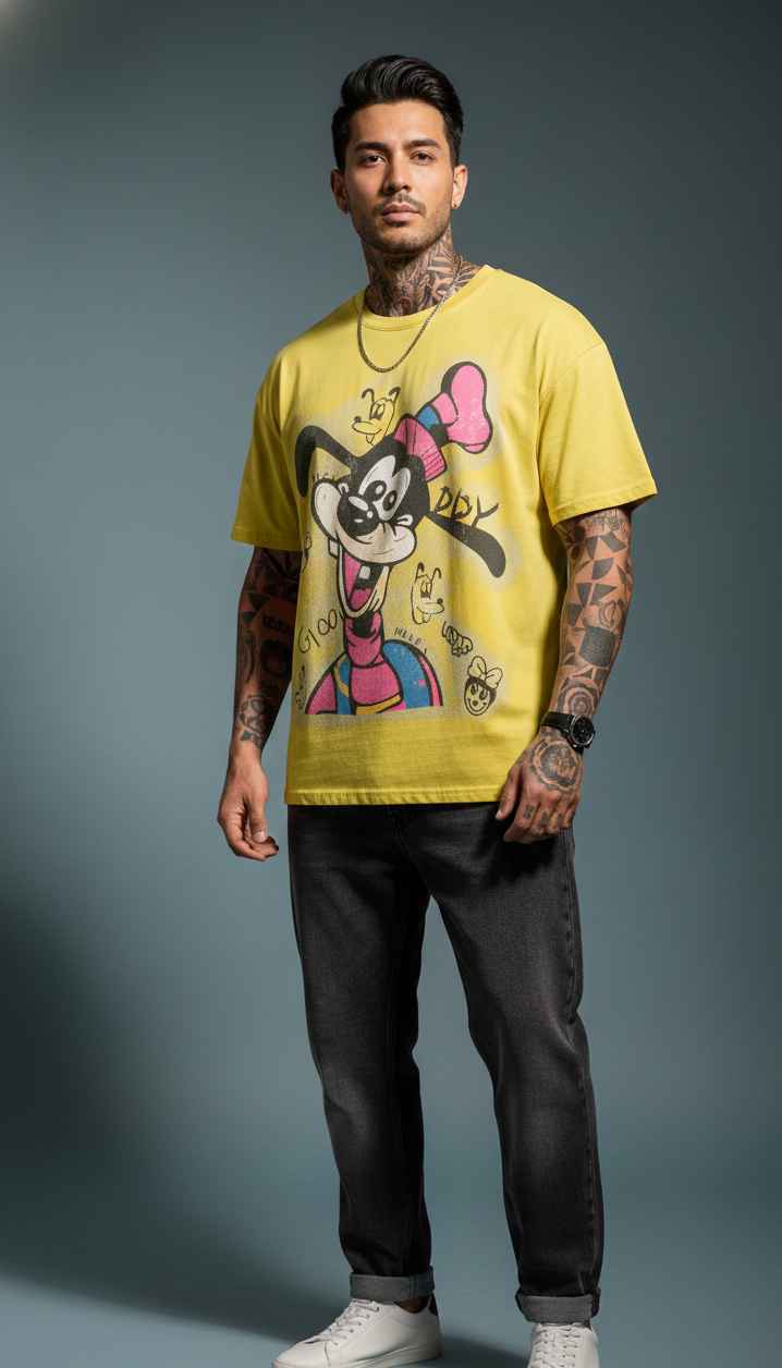 Street Graphic Oversized Tee — Universal Fit — view 11