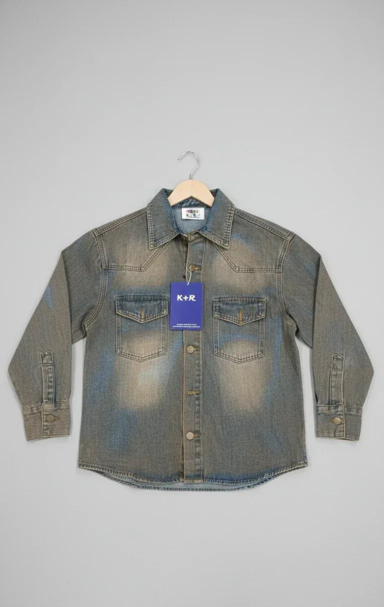 Funky Denim Full Sleeve Shirt - Sanki